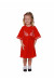 Платье для девочки «Веснянка» красного цвета