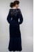 Платье «Невеста» темно-синего цвета