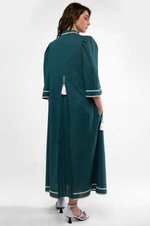 Сукня «Лозова» кольору морської хвилі