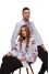 Set of paired embroidered shirts for men and women "Rhombus Kosach"