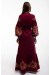 Сукня «Дика вишня» бордового кольору