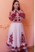 Платье «Милада» персикового цвета