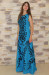 Платье «Гойра» голубого цвета
