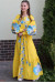 Платье «Марианна» желтого цвета