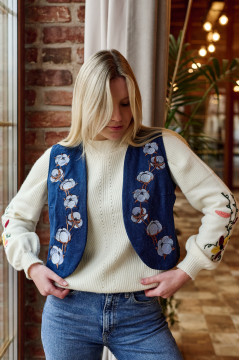 Blue vest 