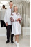 Family embroidered set "Vladlena and Vladislav" in white
