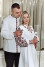 Family embroidered set "Vladlena and Vladislav" in white