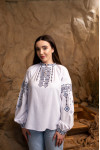 Embroidered shirt "Rodovid" white