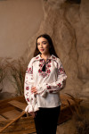 Embroidered shirt "Chervona Ruta" in white