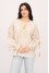 Embroidered shirt "Orysya" beige