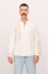Men's embroidered shirt "Glib" beige