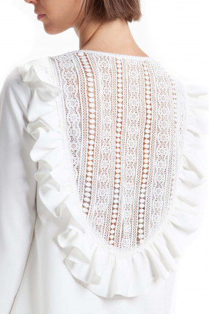 Платье «Дульсия» белого цвета