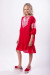Сукня для дівчинки «Гордійка» червоного кольору
