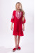 Платье для девочки «Гордийка» красного цвета