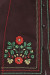 Камізелька «Мольфарка» темно-коричневого кольору з різнобарвною вишивкою