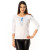 T-shirt "Holiday" with blue embroidery
