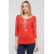 "Holiday" terracotta T-shirt with white and gray ornament