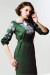 Платье «Болеслава» зеленого цвета