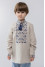 Embroidered shirt for boy "Podolyan" gray