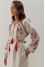 Embroidered dress "Yavorina" milky color