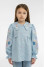 Embroidered dress for girls "Orysya" blue