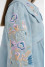 Embroidered dress for girls "Orysya" blue