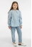 Embroidered dress for girls "Orysya" blue