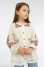 Embroidered dress for girls "Carolina" milky color