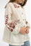 Embroidered dress for girls "Carolina" milky color