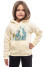 Sweatshirt for girls "Abstraction" champagne color