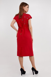 Сукня «Веліна» червоного кольору