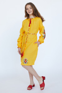 Сукня для дівчинки «Сона» жовтого кольору