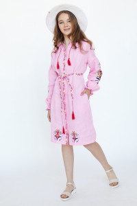 Платье для девочки «Сона» розового цвета
