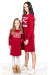 Сукня для дівчинки «Різдвяна» бордового кольору