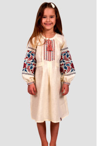 Сукня для дівчинки «Яніна» молочного кольору