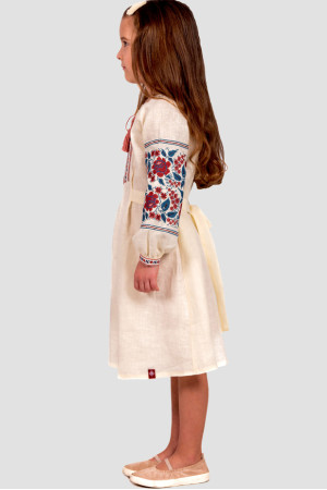 Платье для девочки «Янина» молочного цвета