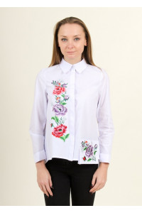 Блуза «Весняна радість» білого кольору