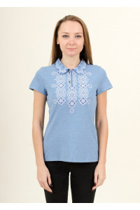 Жіноча футболка «Романтика» блакитного кольору