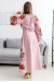 Платье «Парижский букет» розового цвета