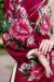 Сукня «Роксолана» вишневого кольору з пудрою
