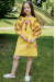 Платье для девочки «Дзвинка» желтого цвета