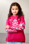 Embroidered sweatshirt for girls 