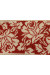 Вышиванка «Аура цветов» белая  с красным