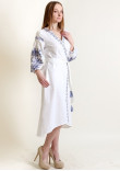 Сукня-халат «Ява» білого кольору