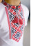 Boy's T-shirt "Yurchyk" white with red and black ornament
