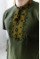 "Zorepad" t-shirt, khaki color with black and mustard ornament