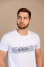 T-shirt "Petros" white with gray ornament