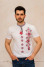 T-shirt "Svitoyar" white with red ornament