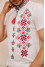 T-shirt "Svitoyar" white with red ornament