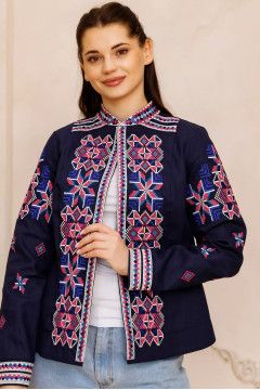 Піджак «Міленія» темно-синього кольору